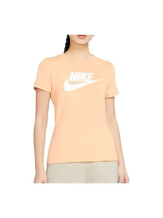 Футболка спортивная одежда основные Футболка Nike — изображение 1 из 3, розовый оранжевый