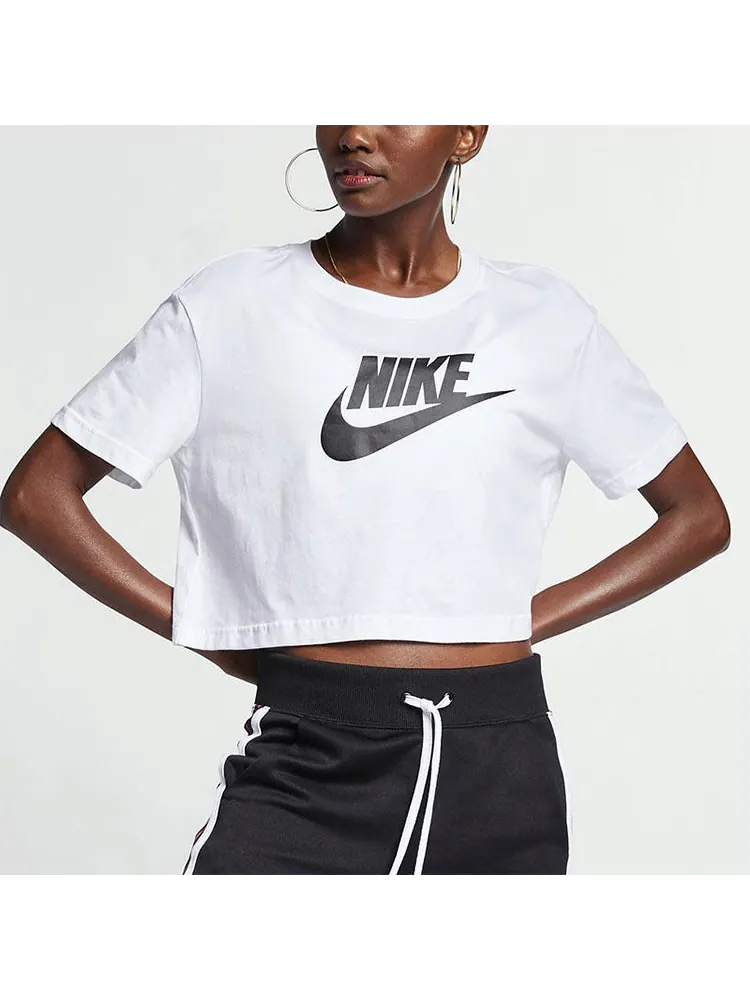 Футболка Nike Sportswear Essential Cropped BV6176-100 — изображение 3 из 5, белый