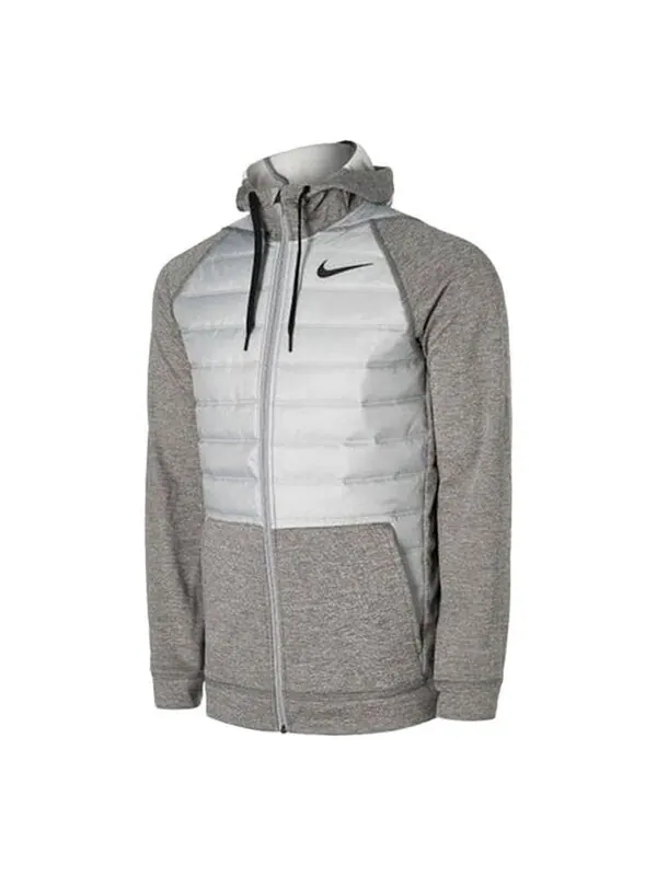 Куртка Nike Stay Warm Sports Training Hooded Padded Jacket Gray Dark gray — изображение 1 из 4, темный серый