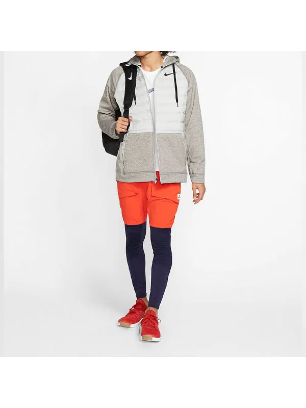 Куртка Nike Stay Warm Sports Training Hooded Padded Jacket Gray Dark gray — изображение 3 из 4, темный серый