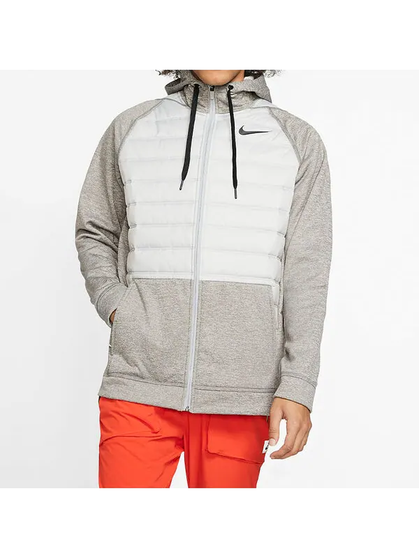 Куртка Nike Stay Warm Sports Training Hooded Padded Jacket Gray Dark gray — изображение 4 из 4, темный серый