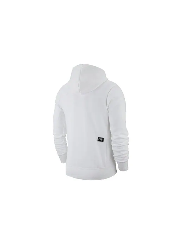 Толстовка Men's Nike Sb Icon Gradient Logo Skateboard Sports Pullover White — изображение 2 из 4, белый