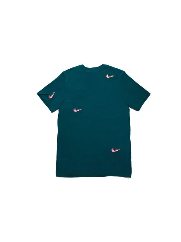 Футболка sb skateboard x parra pocket t shirt midnight turq tee green Nike — изображение 2 из 4, темный зеленый