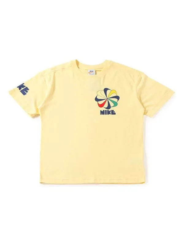 Футболка sportswear vintage printed tee men yellow Nike — изображение 1 из 4, желтый
