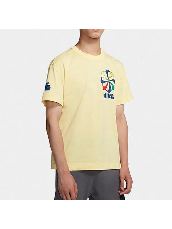 Футболка sportswear vintage printed tee men yellow Nike — изображение 2 из 4, желтый