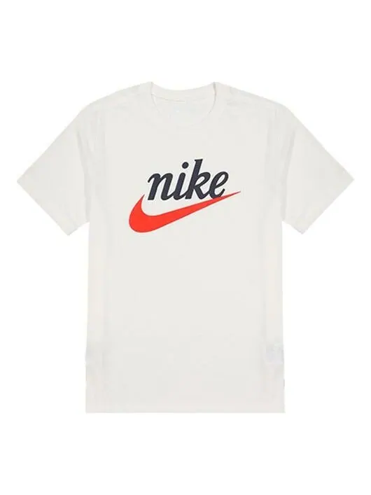 Футболка men's sportswear large short sleeve white t-shirt Nike — изображение 1 из 4, белый