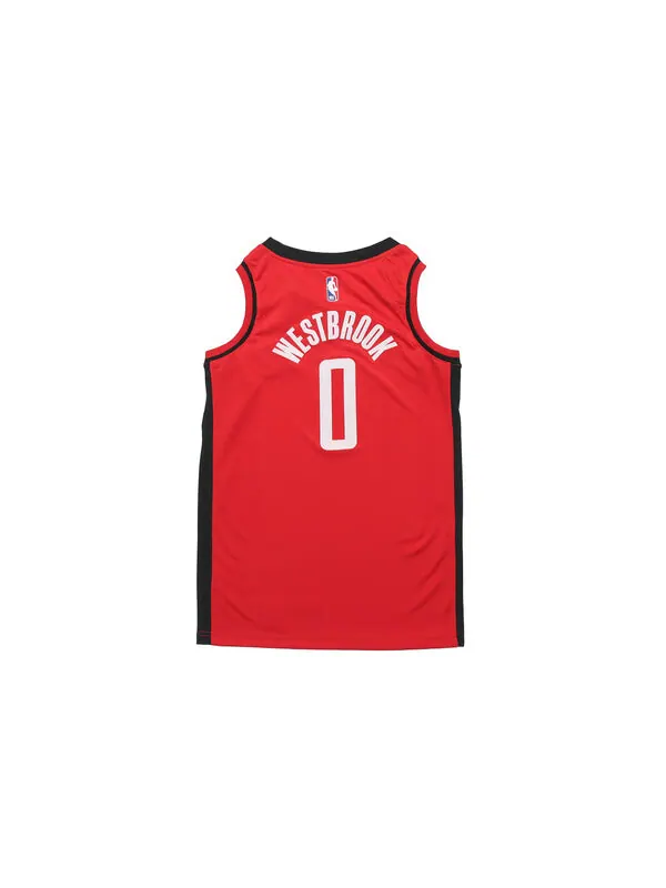Футболка nba rockets westbrook 0 выездная спортивная баскетбольная майка красная Nike — изображение 2 из 2, красный