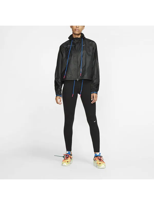 Куртка x off-white jacket 'black blue' Nike — изображение 4 из 4, черный