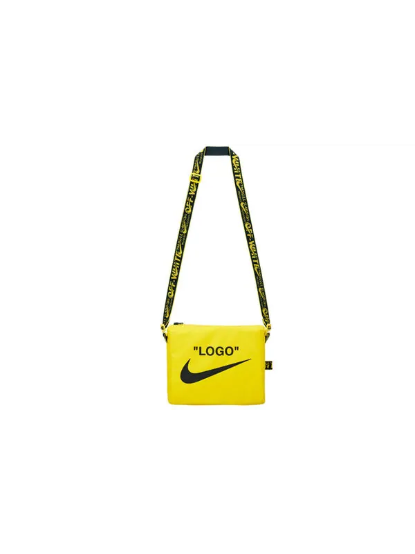 Жилеты x off white nrg x жилет с перекрестным нагрудником Nike — изображение 3 из 3, желтый