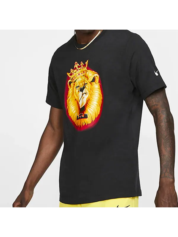 Футболка Nike LBJ Dry Tee James Printed TEE Men Black — изображение 3 из 4, черный
