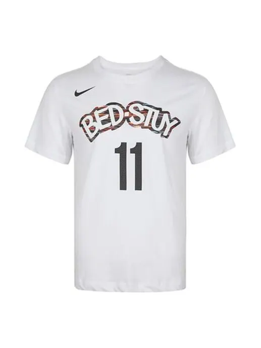 Футболка dri-fit nba 19-20 brooklyn nets 11 irving tee white Nike — изображение 1 из 4, белый