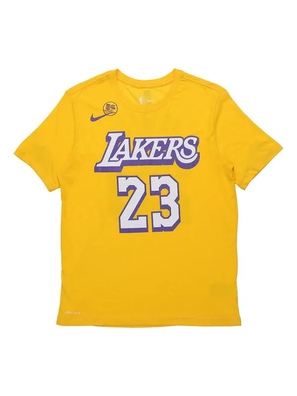 Футболка Nike NBA City limited Jersey 19-20 Season Los Angeles Lakers LeBron James No. 23 Yellow — изображение 1 из 2, желтый