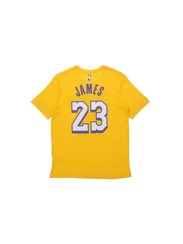 Футболка Nike NBA City limited Jersey 19-20 Season Los Angeles Lakers LeBron James No. 23 Yellow — изображение 2 из 2, желтый