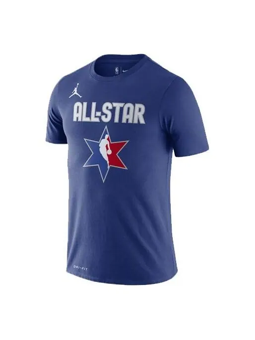Футболка nba all-star nba2020 dri-fit short sleeve men's blue Nike — изображение 1 из 2, синий