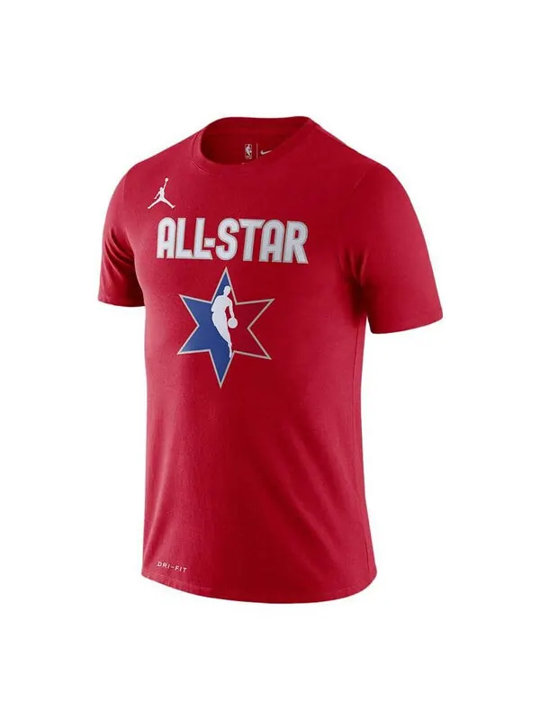 Футболка Air Jordan ALL-STAR NBA 2020 DRI-FIT T-Shirt 'Red' — изображение 1 из 1, красный