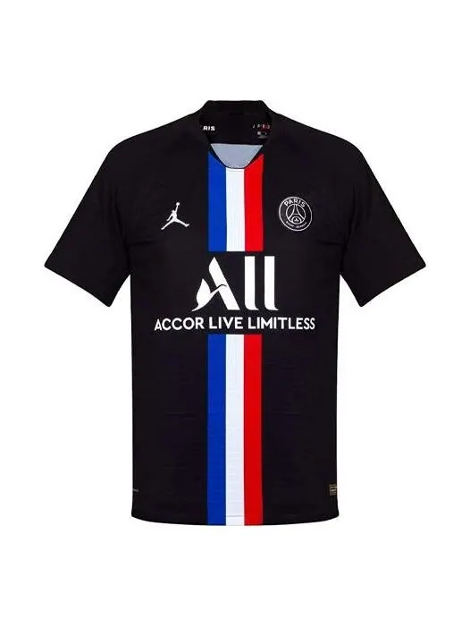 Футболка Air Jordan Paris Saint-Germain Away Player Edition Soccer/Football Jersey Black — изображение 1 из 2, черный