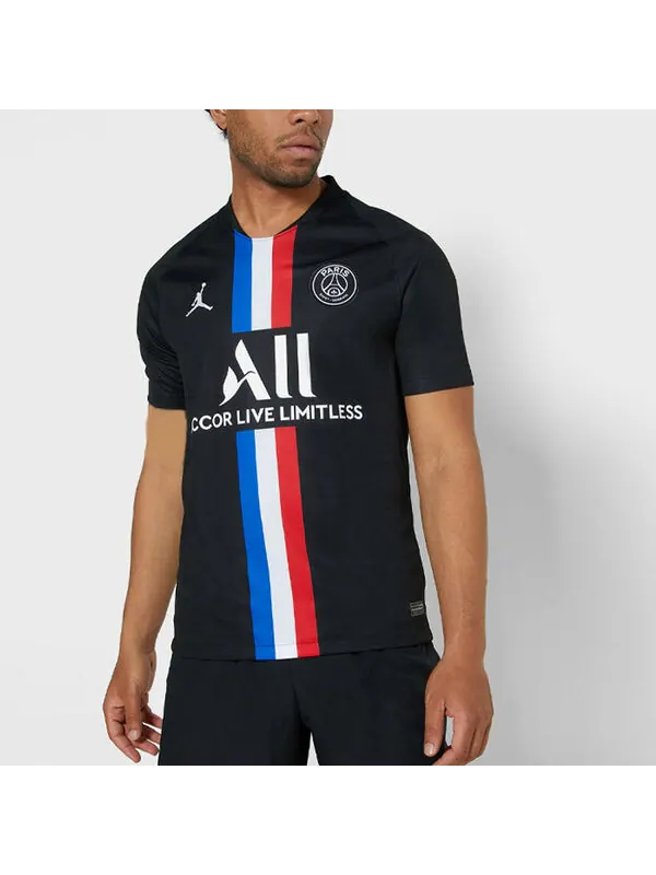 Майка Air Jordan 19/20 PARIS SAINT-GERMAIN STADIUM FOURTH JERSEY 'Black' — изображение 4 из 4, черный