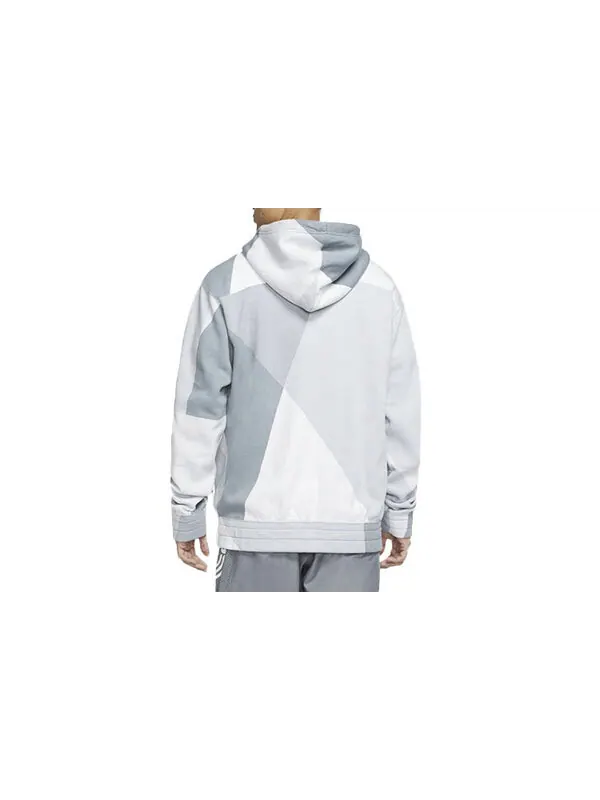 Толстовка Nike Kyrie Irving Zipper Basketball Sports Fleece Lined Hooded Jacket Gray — изображение 2 из 2, серый