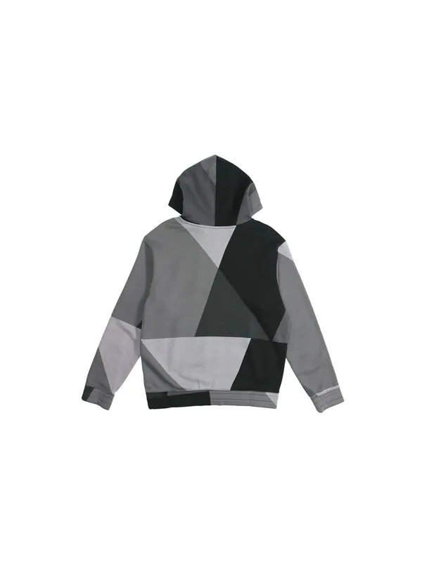 Толстовка Men's Nike Kyrie Irving Colorblock Zipper Hooded Jacket Gray — изображение 2 из 4, серый