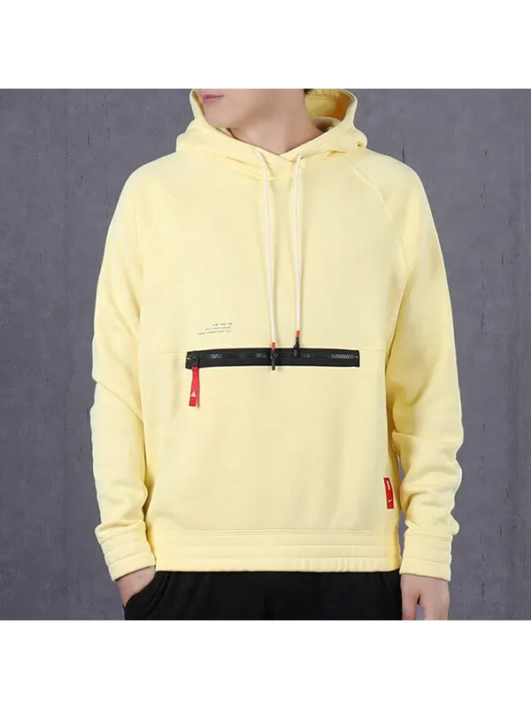 Толстовка Men's Nike Kyrie Fleece Basketball Yellow — изображение 3 из 4, желтый