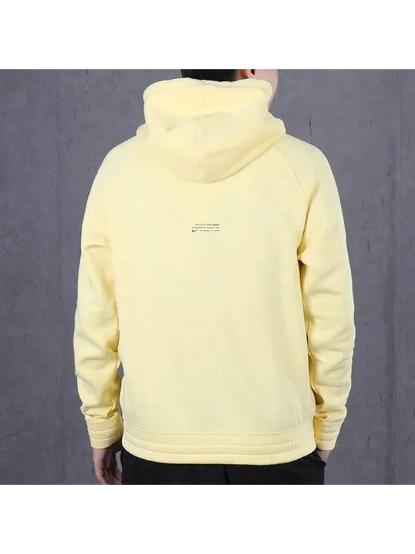 Толстовка Men's Nike Kyrie Fleece Basketball Yellow — изображение 4 из 4, желтый