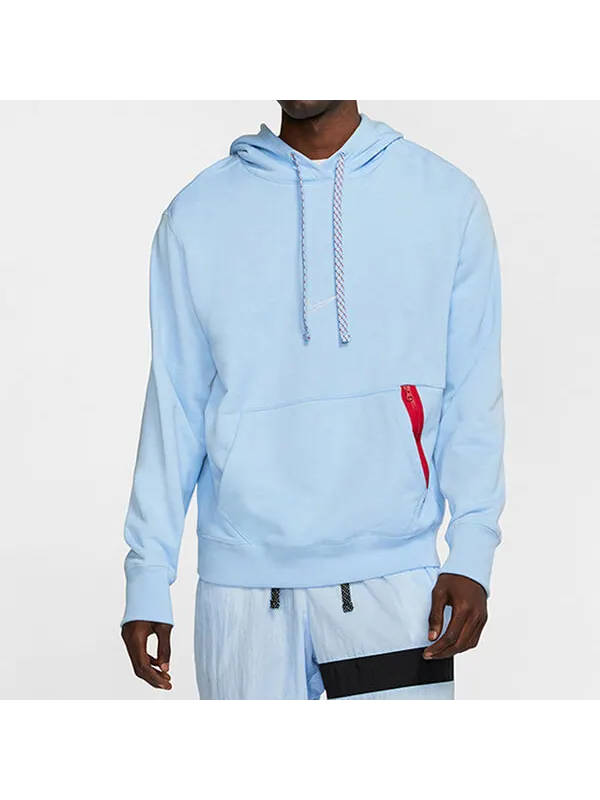 Толстовка Men's Nike Small Label Basketball Blue — изображение 3 из 4, синий