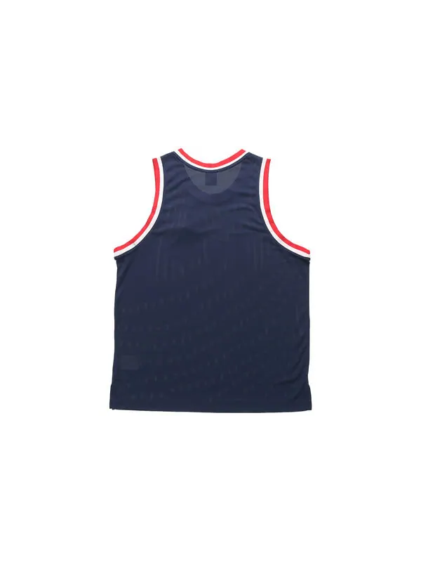 Спортивная футболка dri-fit classic quick dry basketball jersey blue Nike — изображение 2 из 4, синий