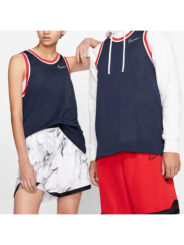 Спортивная футболка dri-fit classic quick dry basketball jersey blue Nike — изображение 3 из 4, синий