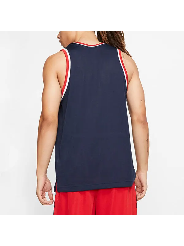 Спортивная футболка dri-fit classic quick dry basketball jersey blue Nike — изображение 4 из 4, синий