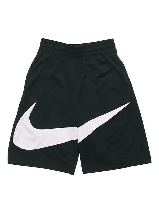 Шорты с принтом логотипа swoosh баскетбольные спортивные повседневные шорты Nike — изображение 1 из 4, черный