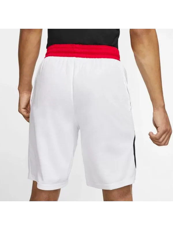 Шорты large logo printing sports loose basketball shorts white Nike — изображение 4 из 4, белый