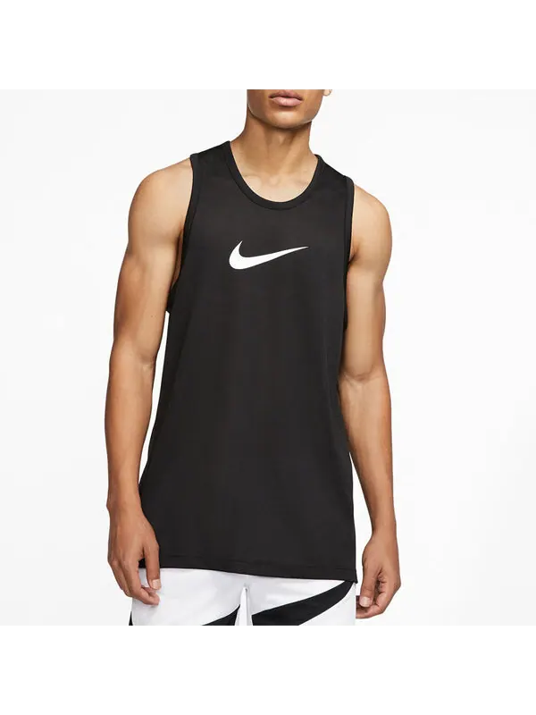 Спортивная футболка dri-fit series large sports sleeveless vest black Nike — изображение 3 из 4, черный
