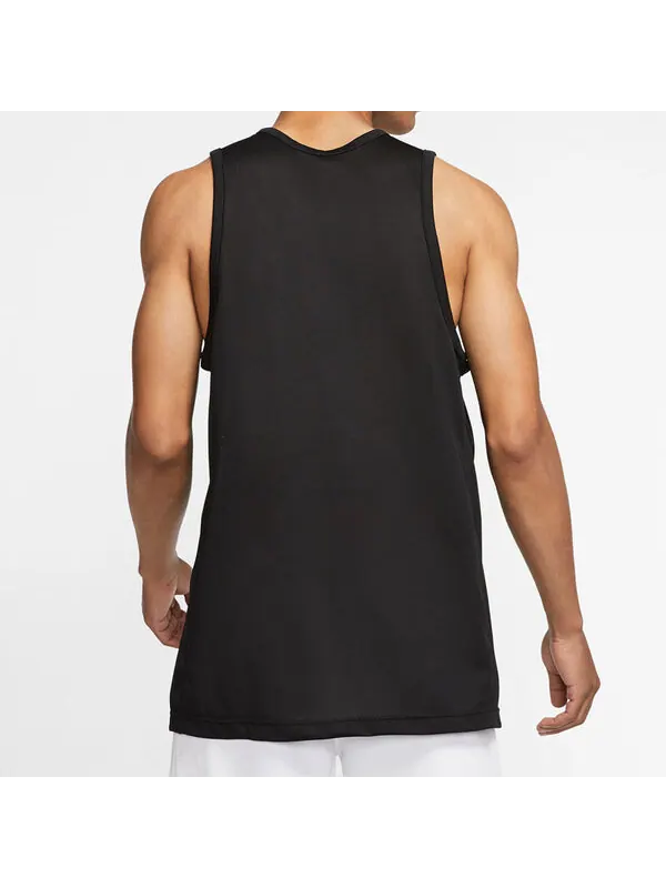 Спортивная футболка dri-fit series large sports sleeveless vest black Nike — изображение 4 из 4, черный