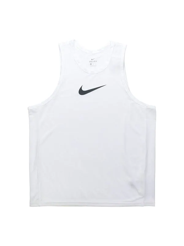 Спортивная футболка dri-fit series sports sleeveness vest male white Nike — изображение 1 из 4, белый