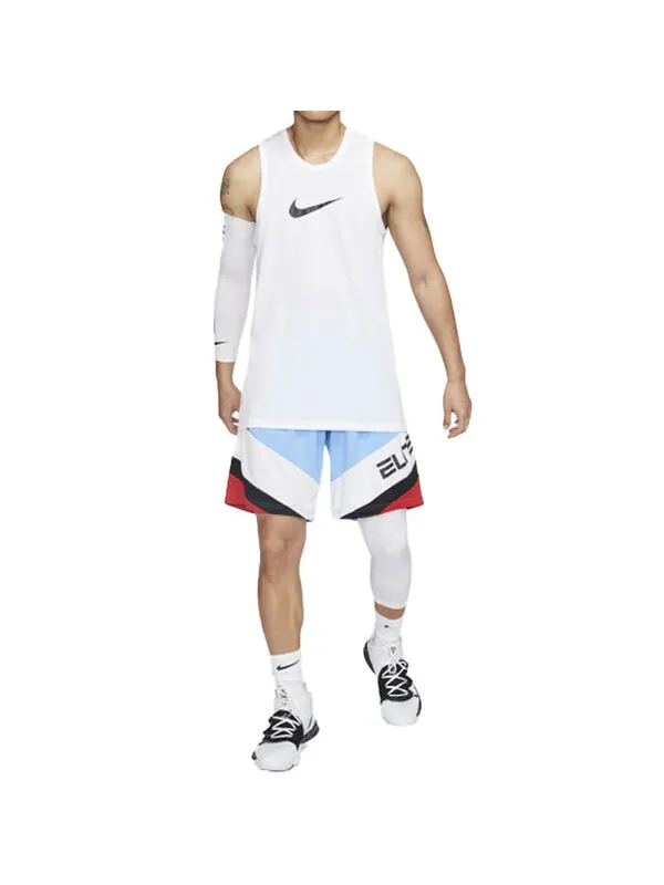 Спортивная футболка dri-fit series sports sleeveness vest male white Nike — изображение 3 из 4, белый