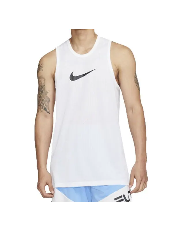Спортивная футболка dri-fit series sports sleeveness vest male white Nike — изображение 4 из 4, белый