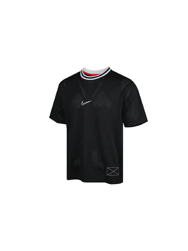 Футболка dri fit сетка баскетбол с коротким рукавом Nike — изображение 2 из 4, черный