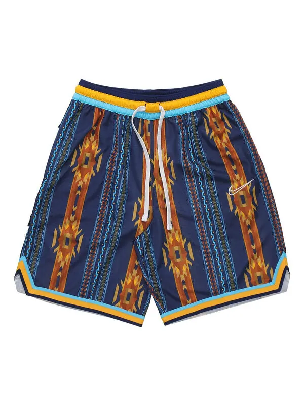 Шорты print basketball training shorts men's blue Nike — изображение 1 из 4, мульти