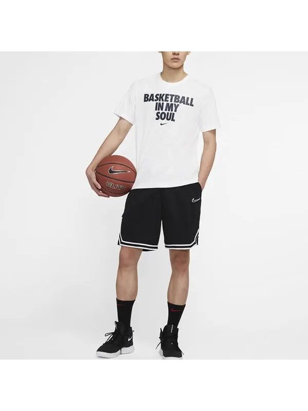 Шорты dri-fit dna basketball quick dry training drawstring sports shorts black Nike — изображение 3 из 4, черный