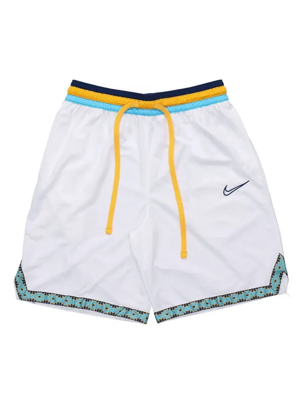 Шорты dna contrast color stitching basketball sports shorts white Nike — изображение 1 из 4, белый