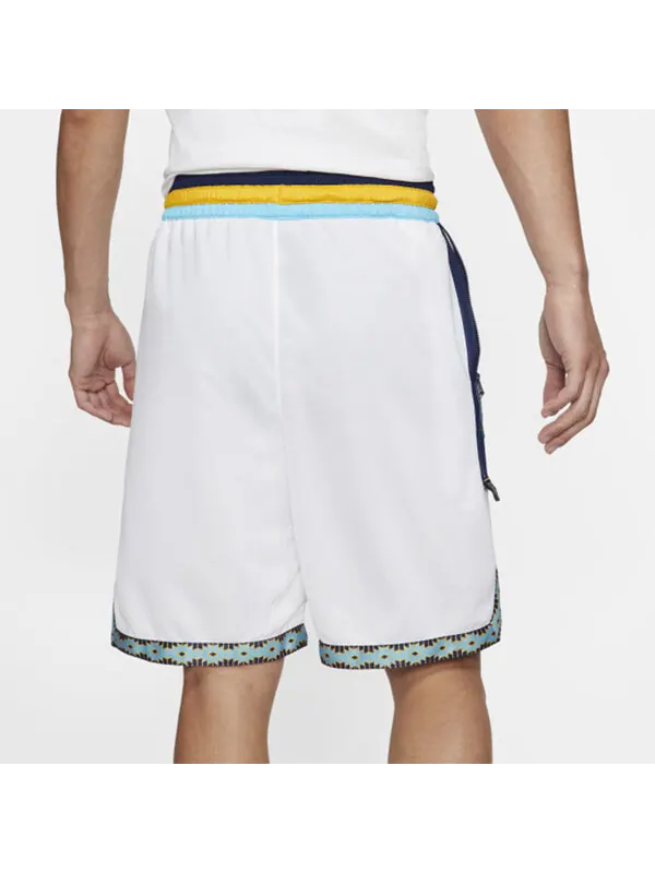 Шорты dna contrast color stitching basketball sports shorts white Nike — изображение 4 из 4, белый