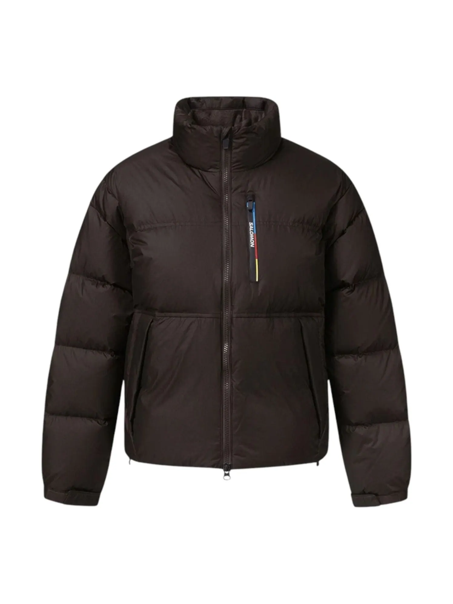 Куртка (WMNS) SALOMON Contour Down Jacket 'Chocolate' — изображение 1 из 2, коричневый