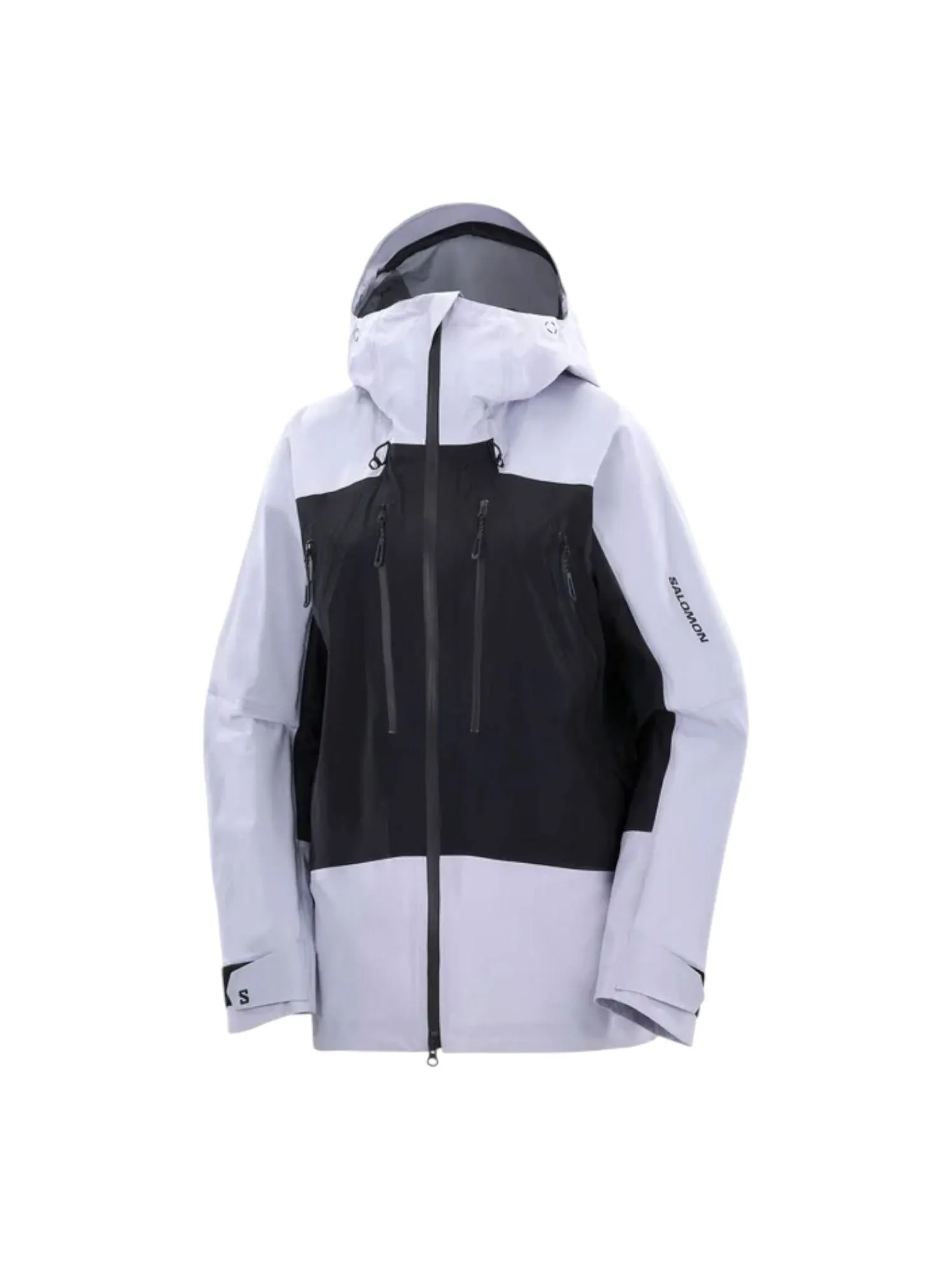 (WMNS) Куртка Salomon Scrambler Gore-Tex 'Cosmic Sky Deep Black' — изображение 1 из 5, глубокий черный