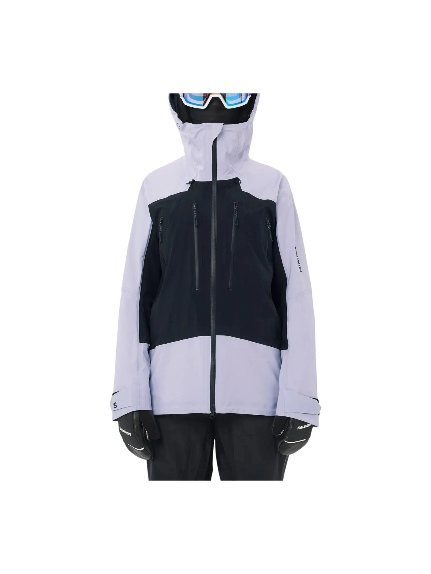 (WMNS) Куртка Salomon Scrambler Gore-Tex 'Cosmic Sky Deep Black' — изображение 4 из 5, глубокий черный