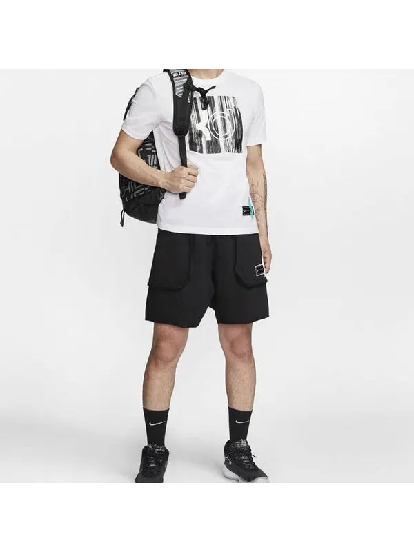 Шорты dri-fit kd durant basketball athleisure casual sports shorts black Nike — изображение 3 из 4, черный