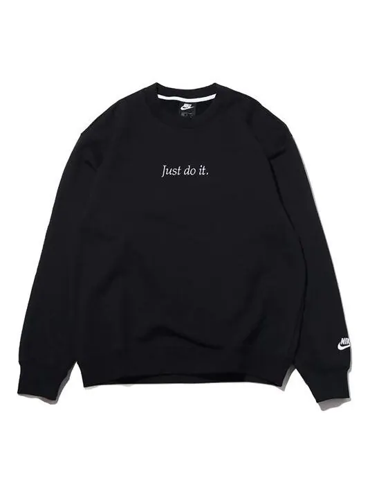 Толстовка Nike As Men's Sportswear Jdi Crw Flc Hwywt Just Do It — изображение 1 из 4, черный