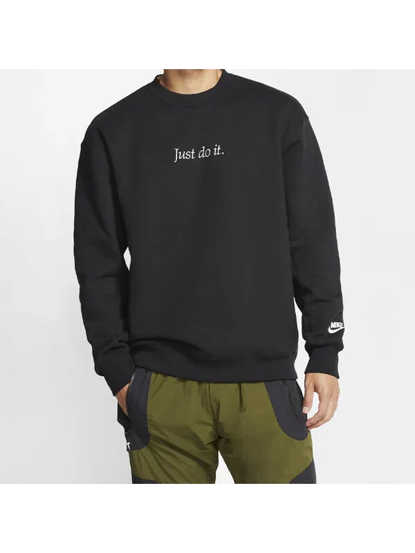 Толстовка Nike As Men's Sportswear Jdi Crw Flc Hwywt Just Do It — изображение 3 из 4, черный