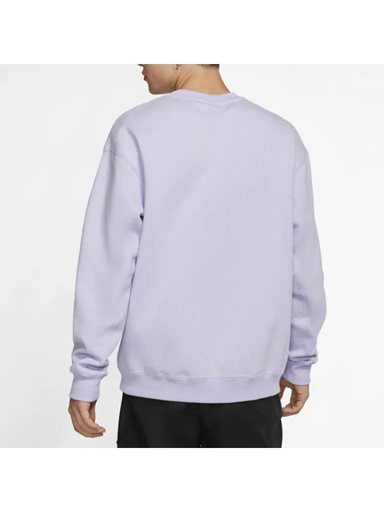 Худи Nike Crw Flc Hwywt Just Do It Embroidered Small Label Round Neck Purple Lavender — изображение 4 из 4, фиолетовый