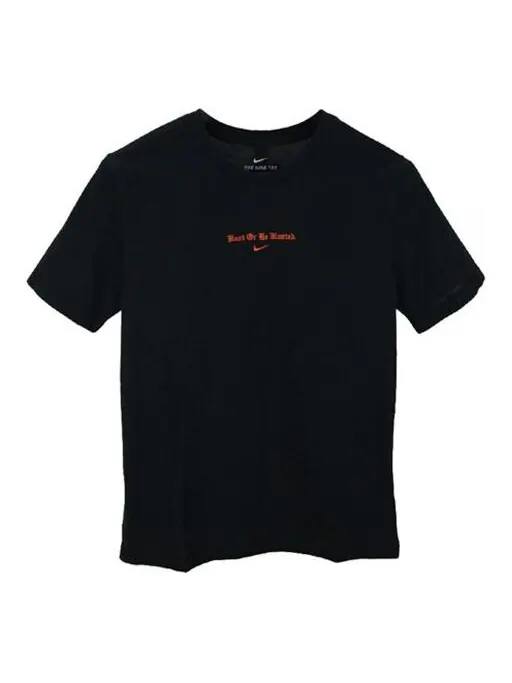 Футболка Nike LeBron James xATOMS Crossover Limited Tiger Head Printing Short Sleeve Black — изображение 1 из 4, черный