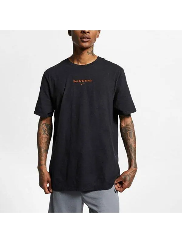 Футболка Nike LeBron James xATOMS Crossover Limited Tiger Head Printing Short Sleeve Black — изображение 3 из 4, черный